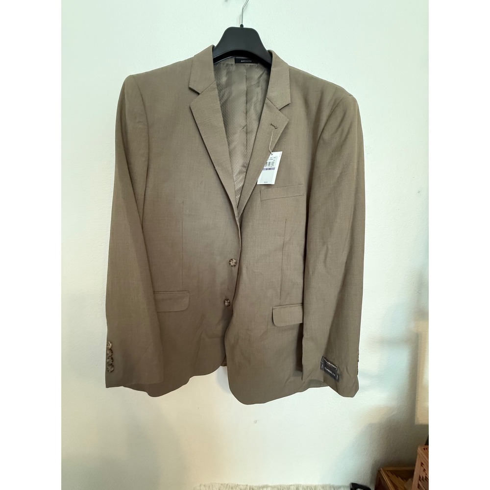Van Heusen Traveler Blazer Mens 48 Regular Classic Fit Stretch Non Iron